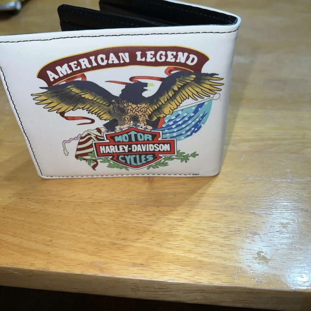 American Legend Harley Davidson Motor Cycle Wallet Men's